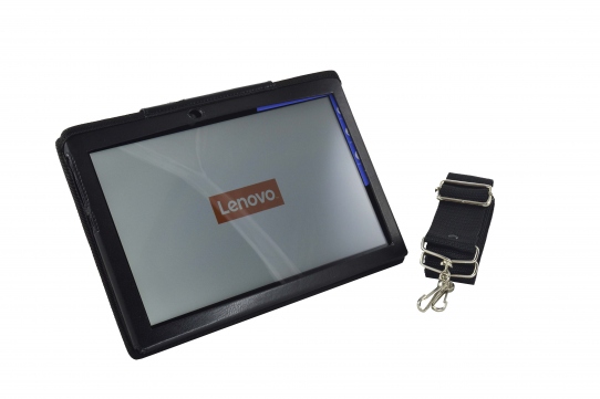 Tablet Case Lenovo Tab3 10 plus front view shoulderstrap