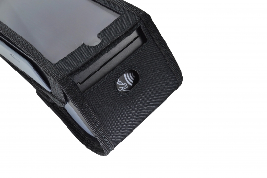 Verifone X990 Case printer slot detail