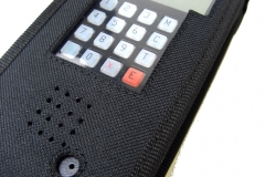 Walkie talkie radio terminal case keyboard view